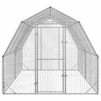 Recinto per Polli 2,5x4x2,25 m in Acciaio Zincato 3328516