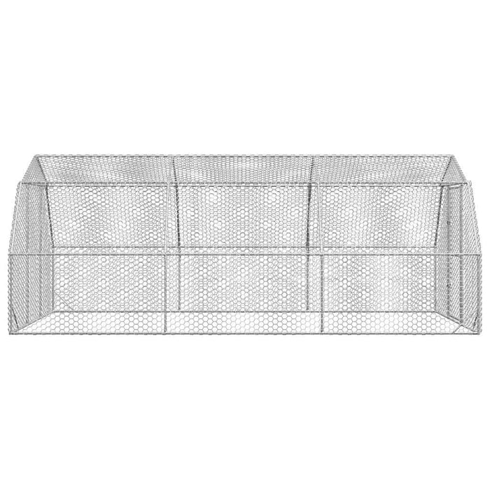 Recinto per Polli 2,5x6x2,25 m in Acciaio Zincato