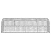 Recinto per Polli 2,5x8x2,25 m in Acciaio Zincato 3328518