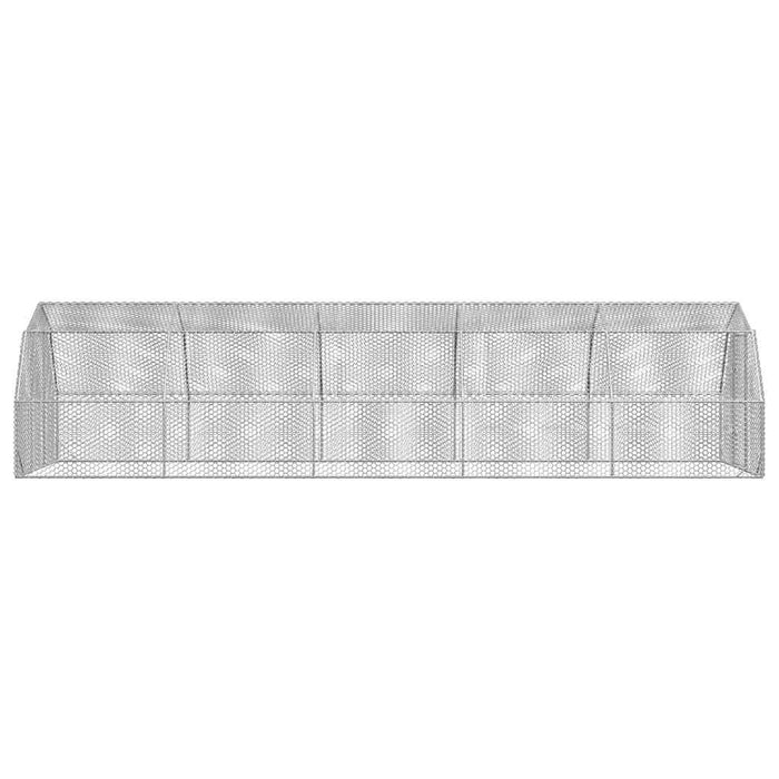 Recinto per Polli 2,5x10x2,25 m in Acciaio Zincato 3328519