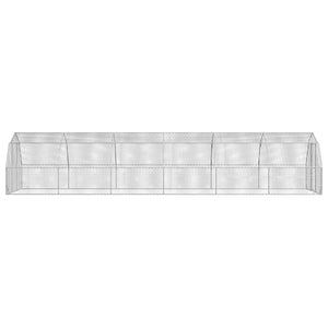 Recinto per Polli 2,5x12x2,25 m in Acciaio Zincato