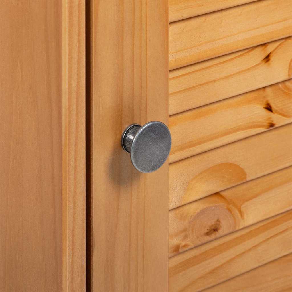 vidaXL Set di mobili per il bagno VIGO 2 pcs Marrone e Marrone miele