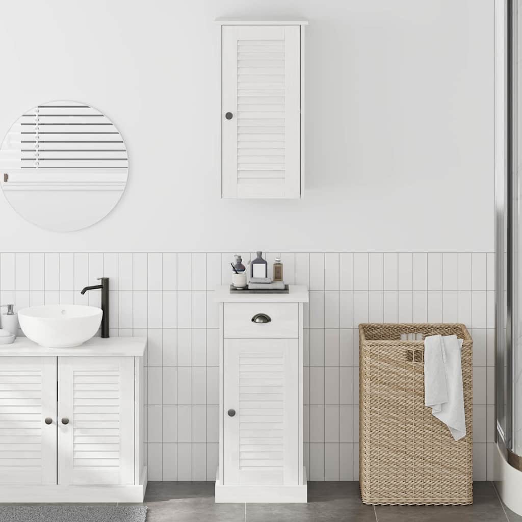 Set di mobili per il bagno VIGO 2 pcs Marrone e bianco 3328538