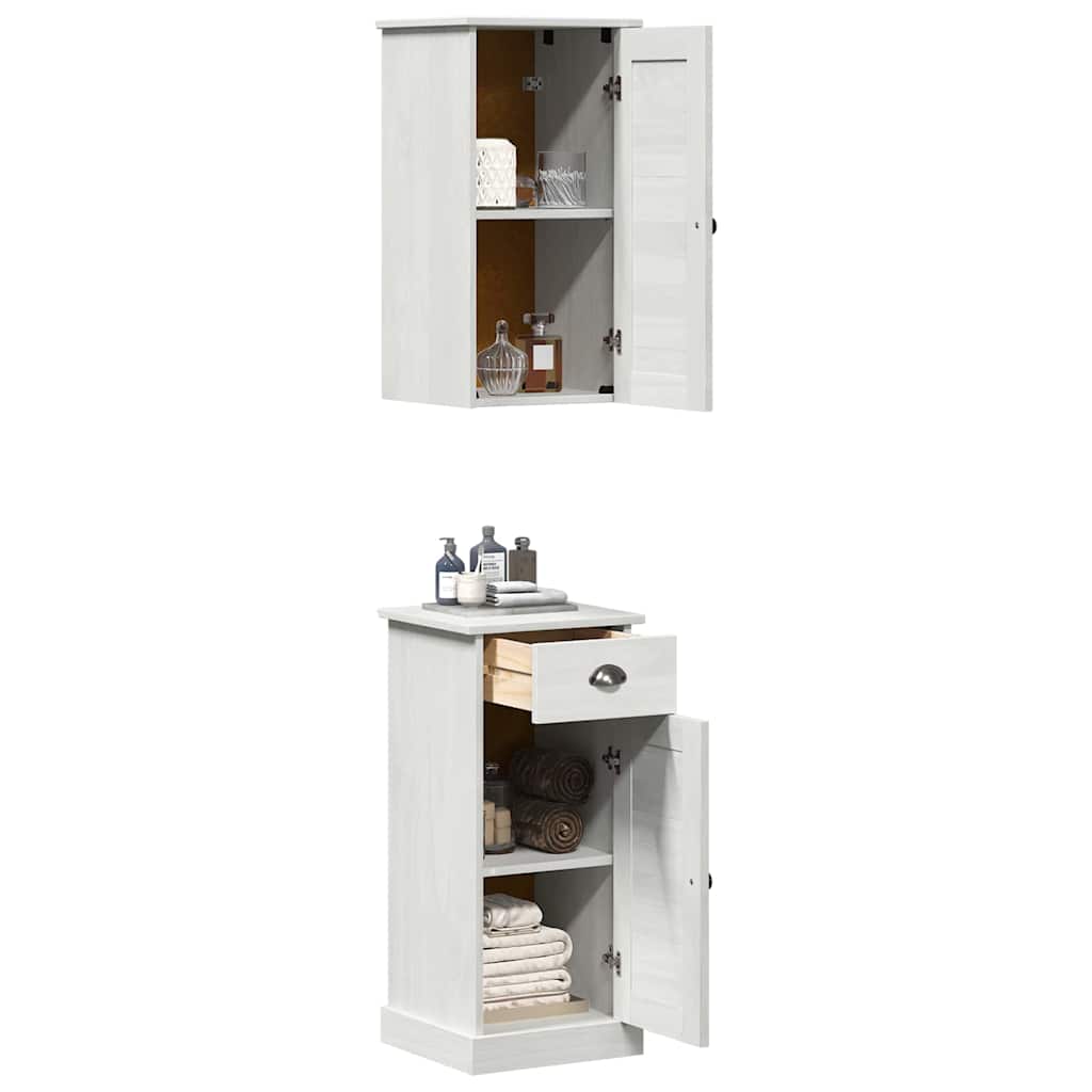 Set di mobili per il bagno VIGO 2 pcs Marrone e bianco 3328538