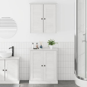 vidaXL Set di mobili per il bagno 2 pcs Marrone 67.5 x 34 x 80 cm