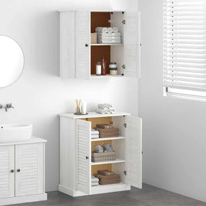 vidaXL Set di mobili per il bagno 2 pcs Marrone 67.5 x 34 x 80 cm
