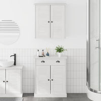 vidaXL Set di mobili per il bagno VIGO 2 pcs Marrone 67.5 x 34 x 80 cm