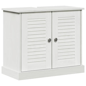 Set di mobili per il bagno con cassetto 5 pcs bianco anticato 3328548