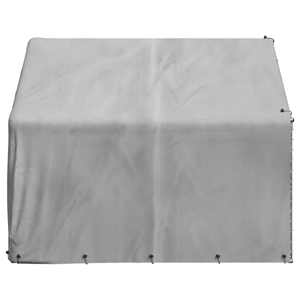 Cuccia per cani da esterno con copertura 2x2x1,5 m in acciaio zincato 4105408