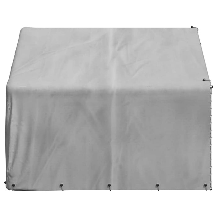 Cuccia per cani da esterno con copertura 2x2x1,5 m in acciaio zincato 4105408