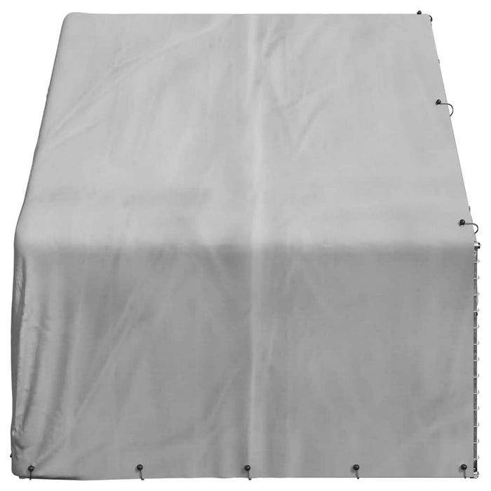 Cuccia per cani da esterno con copertura 3x2x1,9 m in acciaio zincato 4105409