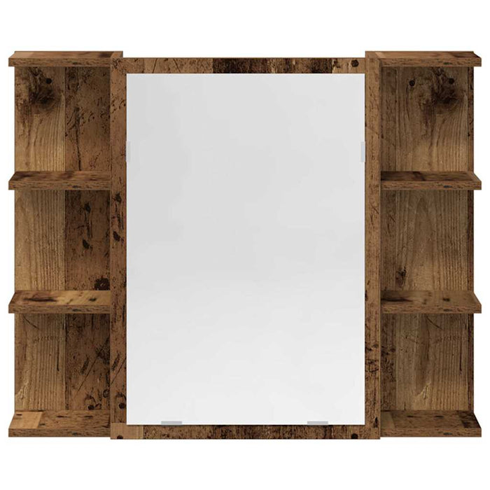 vidaXL Set Mobili da Bagno 3 pz Legno Antico in Legno Multistrato