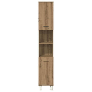 vidaXL Set Mobili da Bagno 3 pz Rovere Artigianale Legno Multistrato