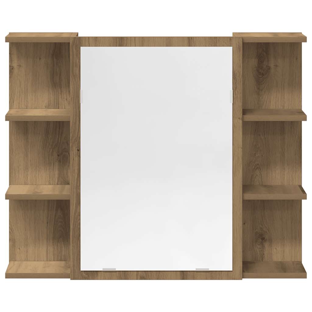 vidaXL Set Mobili da Bagno 3 pz Rovere Artigianale Legno Multistrato