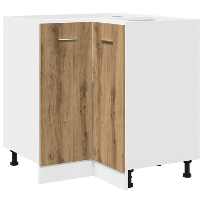 Set di Mobili da Cucina 11 pz Rovere Artigianale Truciolato