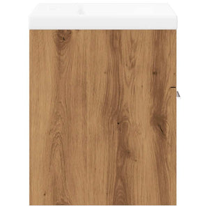 Set Mobili da Bagno 2 pz Rovere Artigianale Legno Multistrato