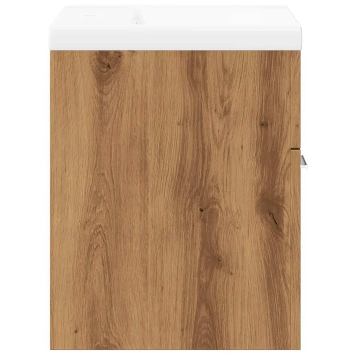 Set Mobili da Bagno 2 pz Rovere Artigianale Legno Multistrato