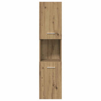 vidaXL Set Mobili da Bagno 3 pz Rovere Artigianale Legno Multistrato