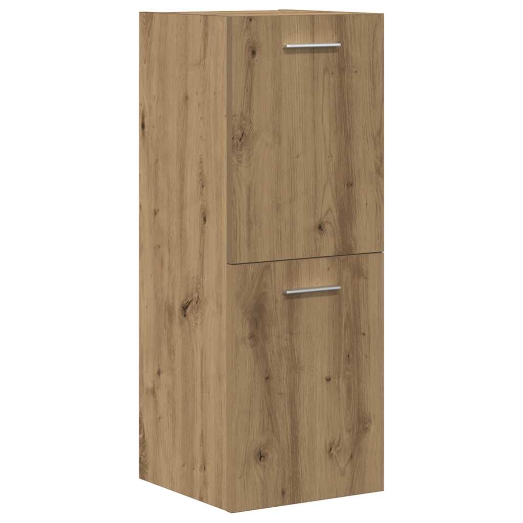 Set Mobili da Bagno 3 pz Rovere Artigianale Legno Multistrato 3328594