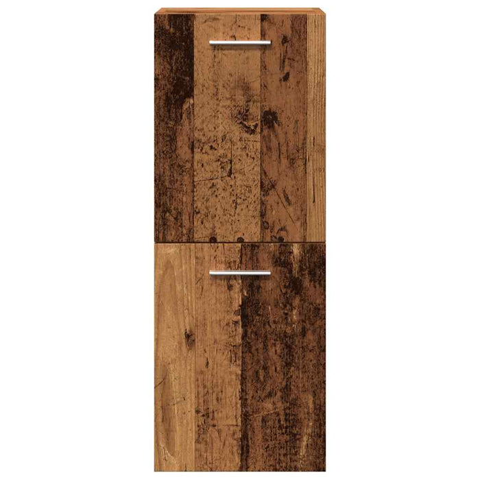 Set Mobili da Bagno 5 pz Legno Antico in Legno Multistrato