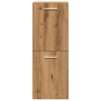 vidaXL Set Mobili da Bagno 5 pz Rovere Artigianale Legno Multistrato