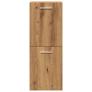 vidaXL Set Mobili da Bagno 5 pz Rovere Artigianale Legno Multistrato