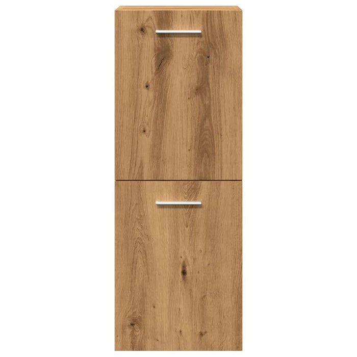 vidaXL Set Mobili da Bagno 5 pz Rovere Artigianale Legno Multistrato