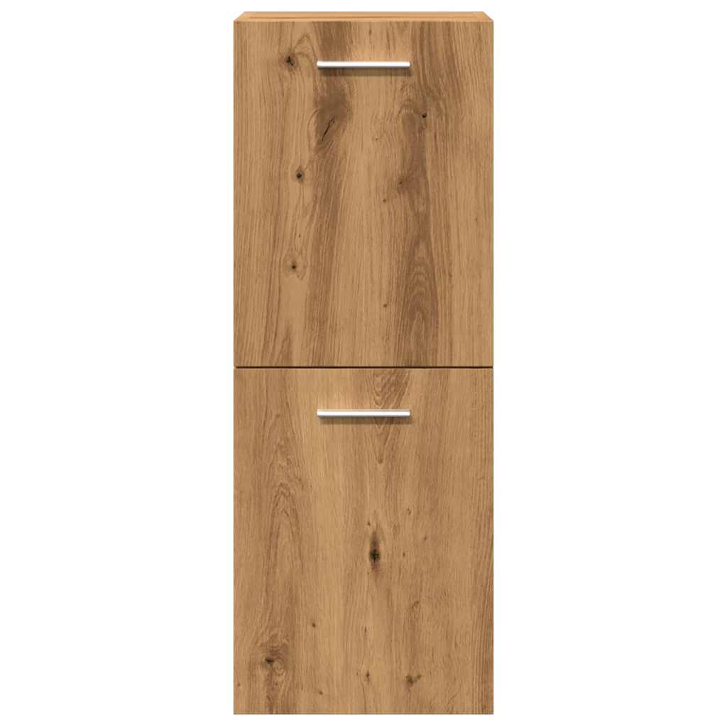 Set Mobili da Bagno 5 pz Rovere Artigianale Legno Multistrato 3328598