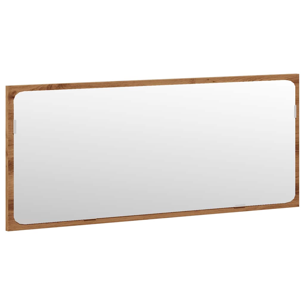 Set Mobili da Bagno 4 pz Rovere Artigianale Legno Multistrato 3328602