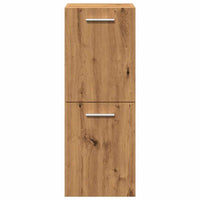 Set Mobili da Bagno 4 pz Rovere Artigianale Legno Multistrato 3328602