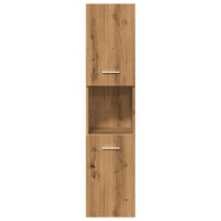 Set Mobili da Bagno 5 pz Rovere Artigianale Legno Multistrato