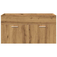 Set Mobili da Bagno 5 pz Rovere Artigianale Legno Multistrato