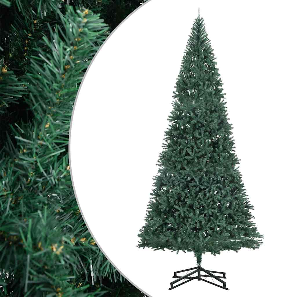 Albero di Natale Artificiale con Base Verde 500 cm PVC