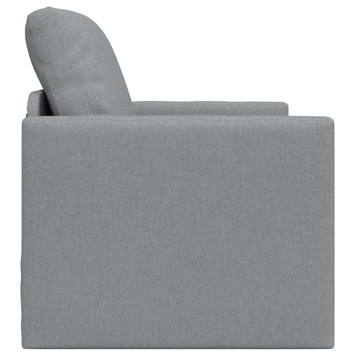 Divano Letto con cuscino Grigio chiaro 74 x 77 x 81 cm Tessuto 4106621