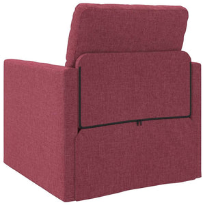 Divano Letto con cuscino Rosso vino 74 x 77 x 81 cm Tessuto 4106624