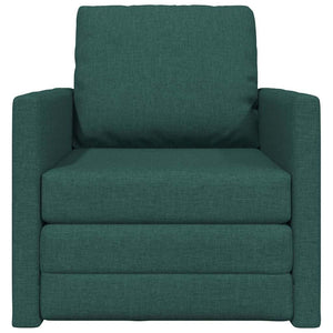 Divano Letto con cuscino Verde scuro 74 x 77 x 81 cm Tessuto 4106625