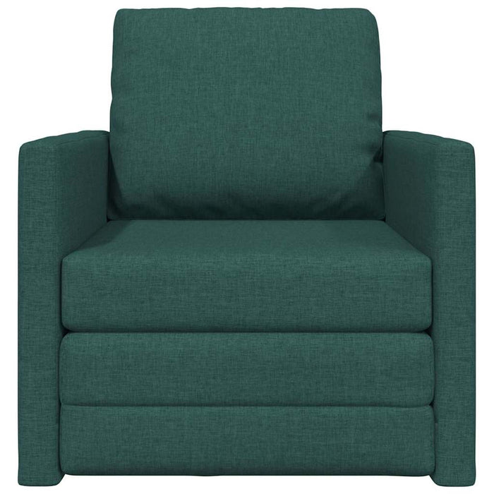 Divano Letto con cuscino Verde scuro 74 x 77 x 81 cm Tessuto 4106625