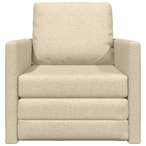 Divano letto-Sofa Letto-Daybed Crema 74 x 77 x 81 cm Tessuto