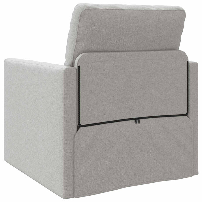 Divano letto Grigio Nuvola 74 x 77 x 81 cm Tessuto 4106630