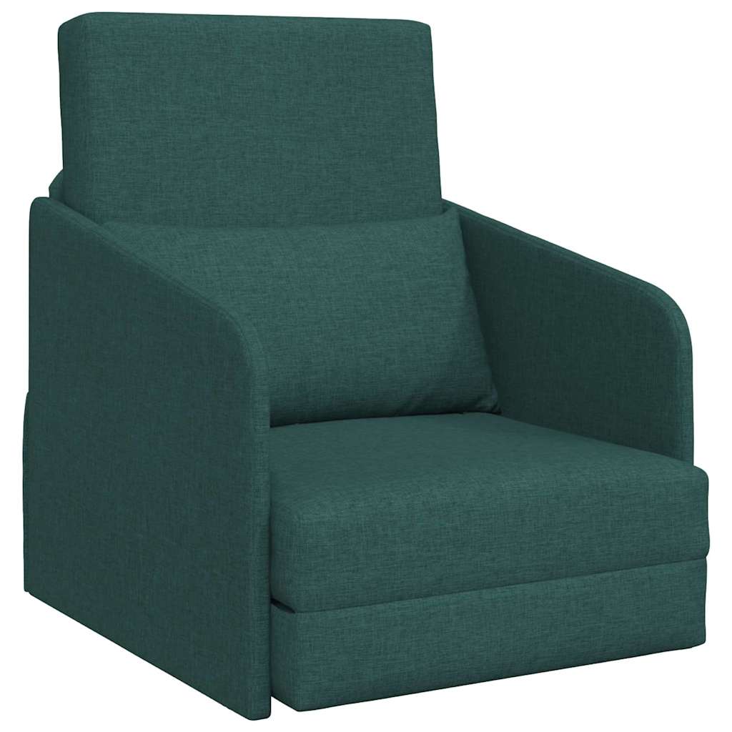 Divano letto Verde scuro 65 x 80 x 83 cm Tessuto 4106641