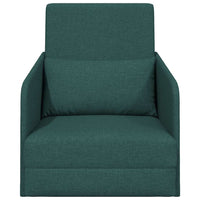 Divano letto Verde scuro 65 x 80 x 83 cm Tessuto 4106641