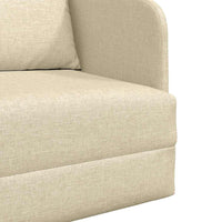 Divano letto-Sofa Letto-Daybed Crema 65 x 80 x 83 cm Tessuto