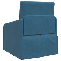 Divano letto Blu 65 x 80 x 83 cm Velluto 4106647