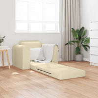 Divano letto-Sofa Letto-Daybed Crema 98 x 71 x 83 cm Tessuto