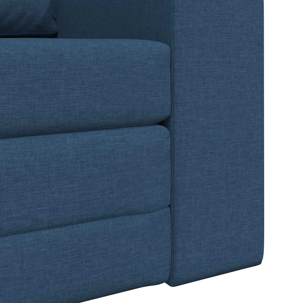 Divano Letto 2-in-1 Blu 98x71x83 cm Tessuto 4106662