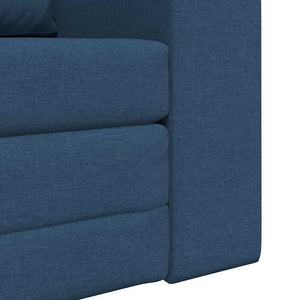 Divano Letto 2-in-1 Blu 98x71x83 cm Tessuto 4106662