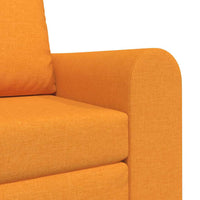 Divano Letto a Terra 2-in-1 Giallo Scuro 98x71x83 cm Tessuto 4106663