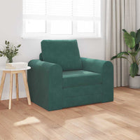 Divano Letto 2-in-1 Verde Scuro 98x71x83 cm 4106668