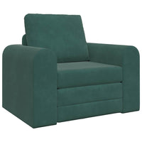 Divano Letto 2-in-1 Verde Scuro 98x71x83 cm 4106668