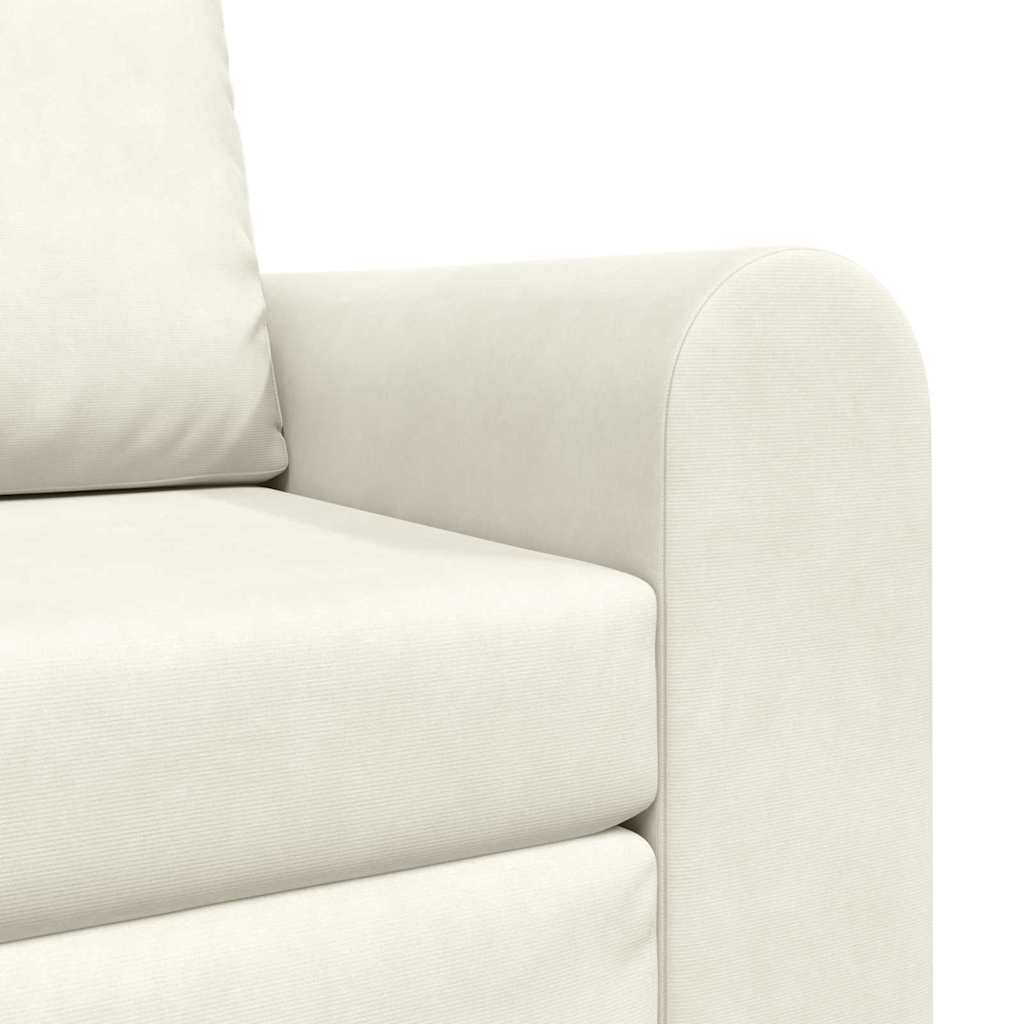 Divano letto-Sofa Letto-Daybed Crema 98 x 71 x 83 cm Velluto
